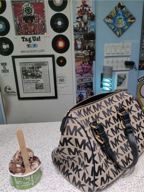 Michael Kors Handbags - Michael Kors Logo Bowling Bag